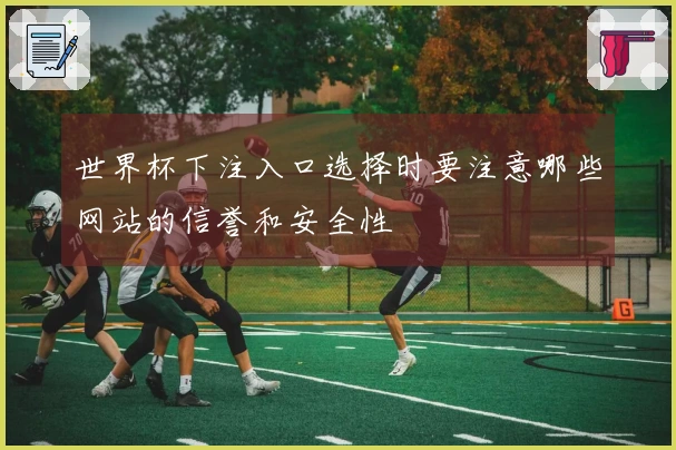 世界杯下注入口选择时要注意哪些网站的信誉和安全性